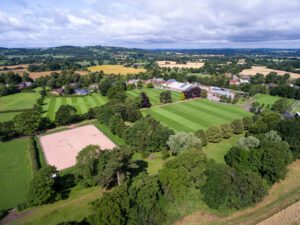 Equestrian arena and cross country course